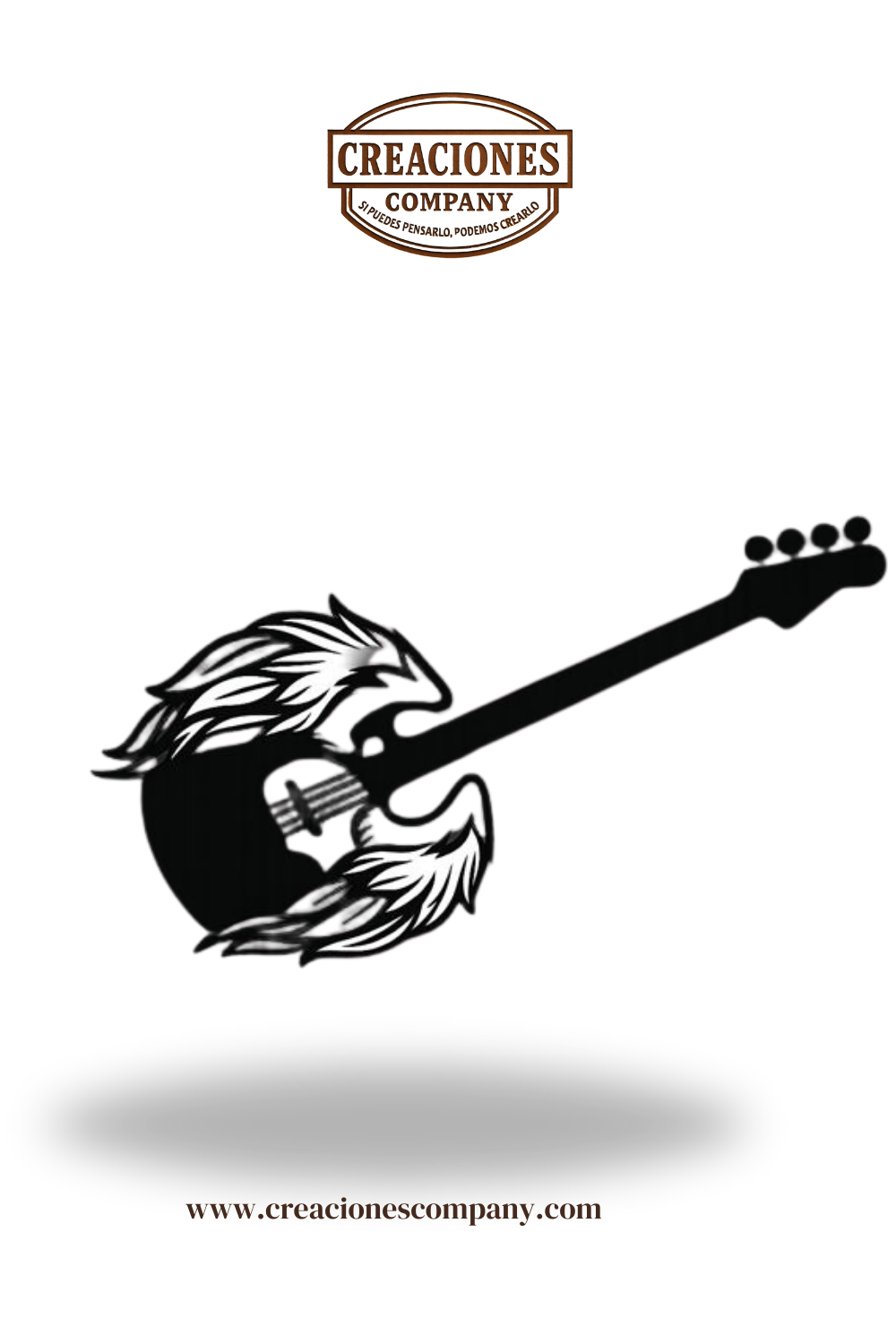 CRE-190 Guitarra con Alas 70x35
