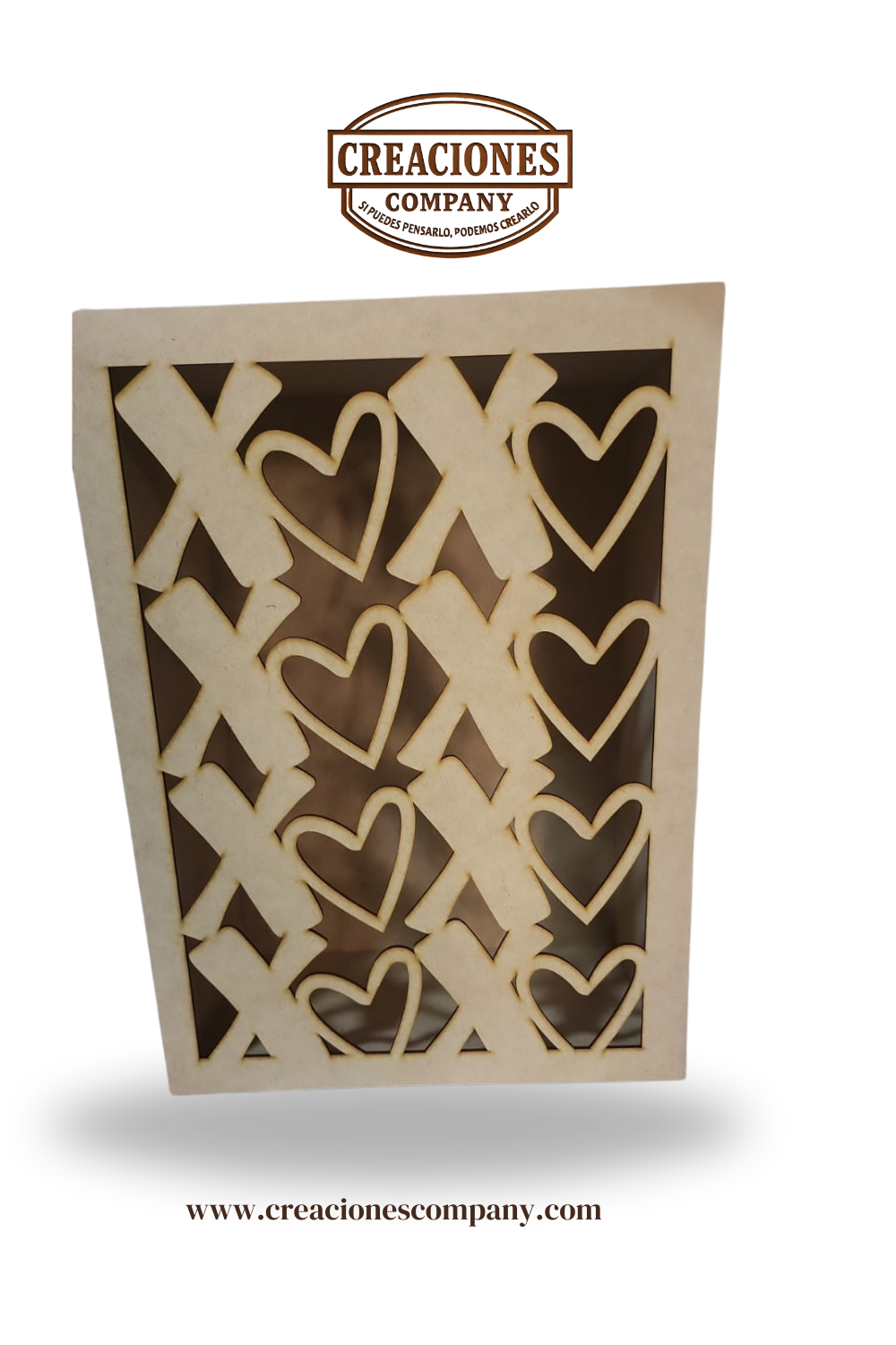CRE-302 Caja para regalo calada xlove