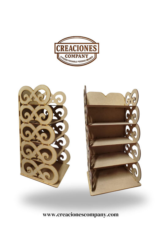 CRE-032 Exhibidor para mesa de dulces 40x21x20