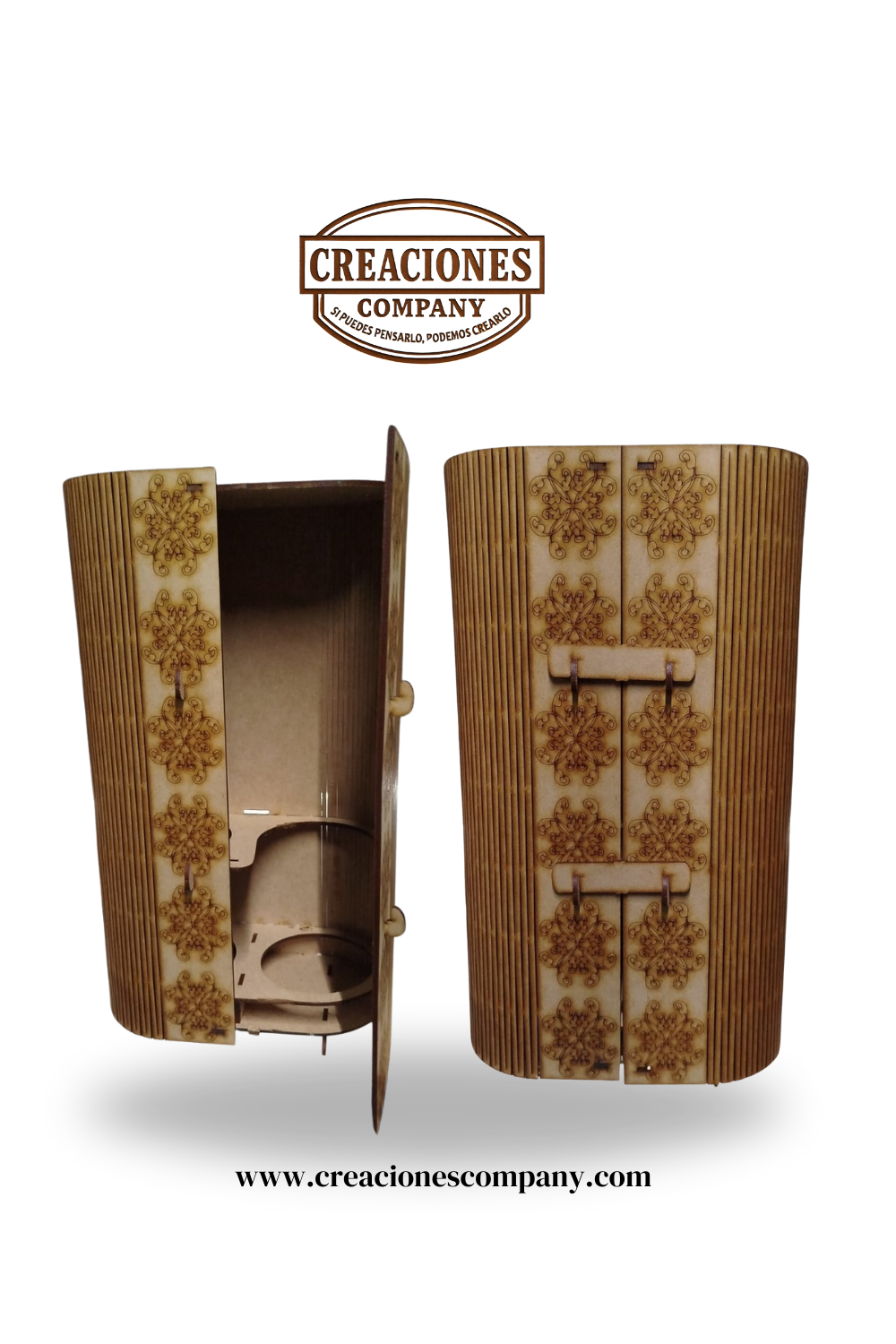 CRE-043 Porta botella flexo doble 21x36x11