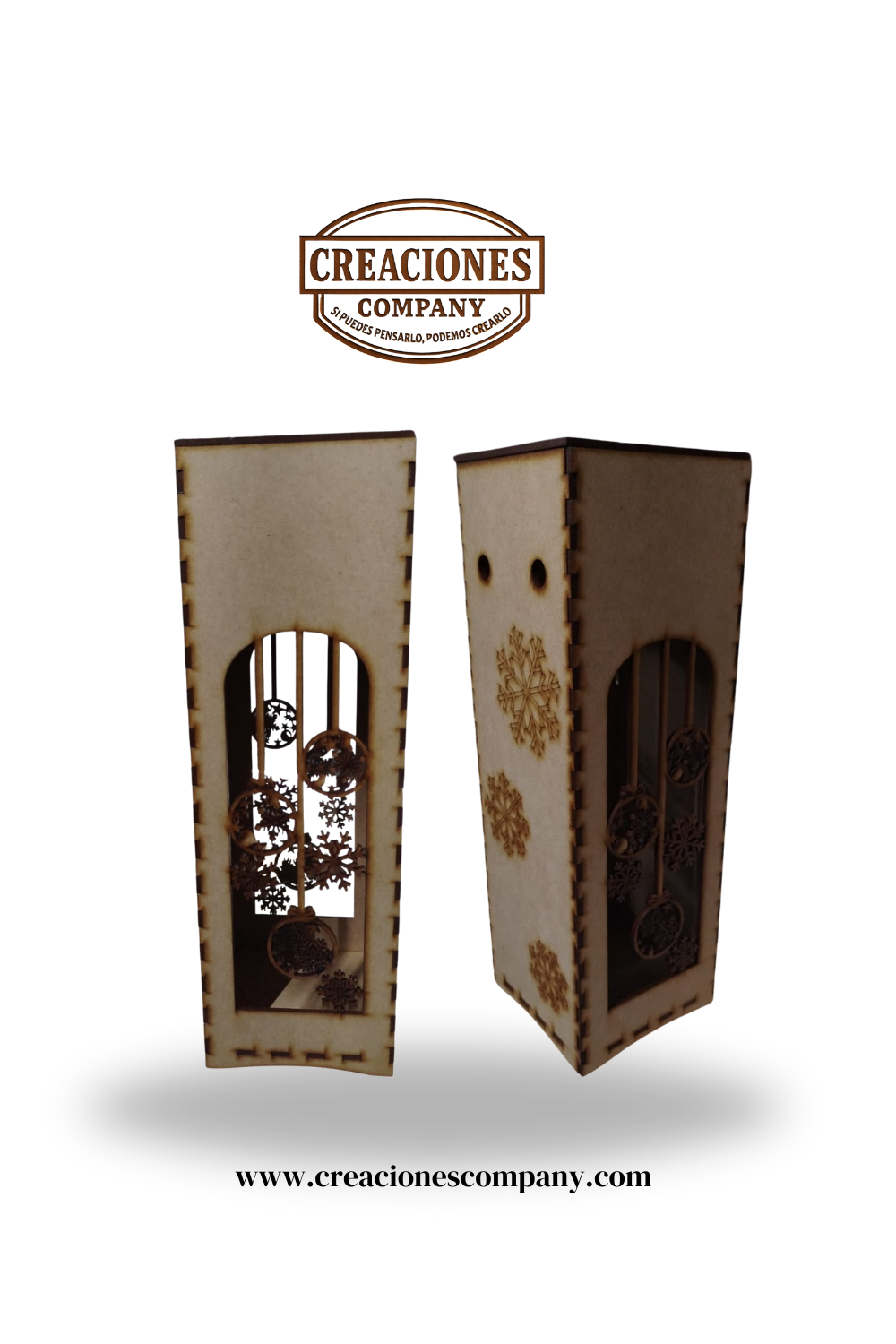 CRE-044 Porta botella caja 33x11x11