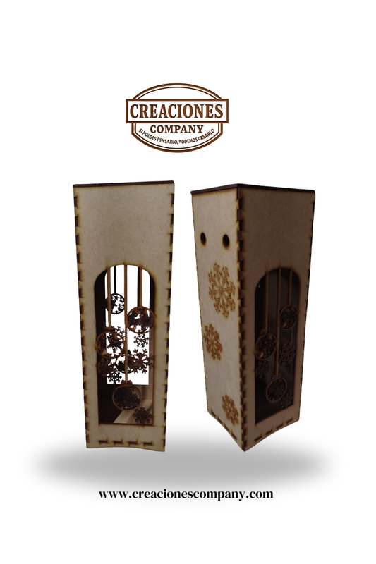 CRE-044 Porta botella caja 33x11x11