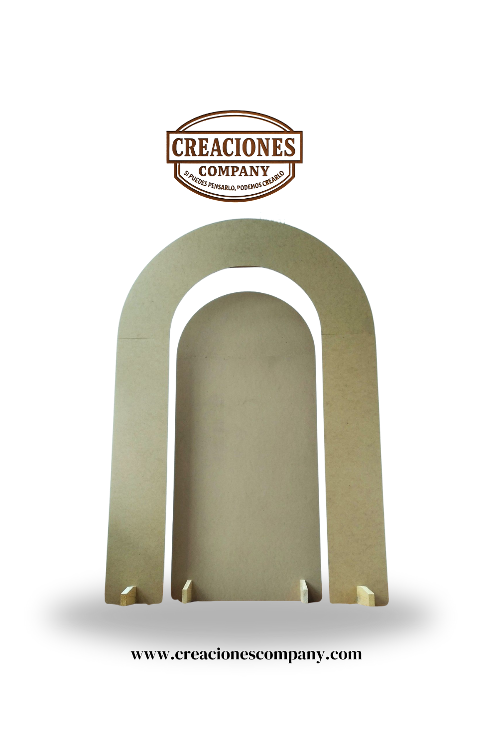 CRE-060 Arco + Mampara  (en crudo) 1.20x2.40