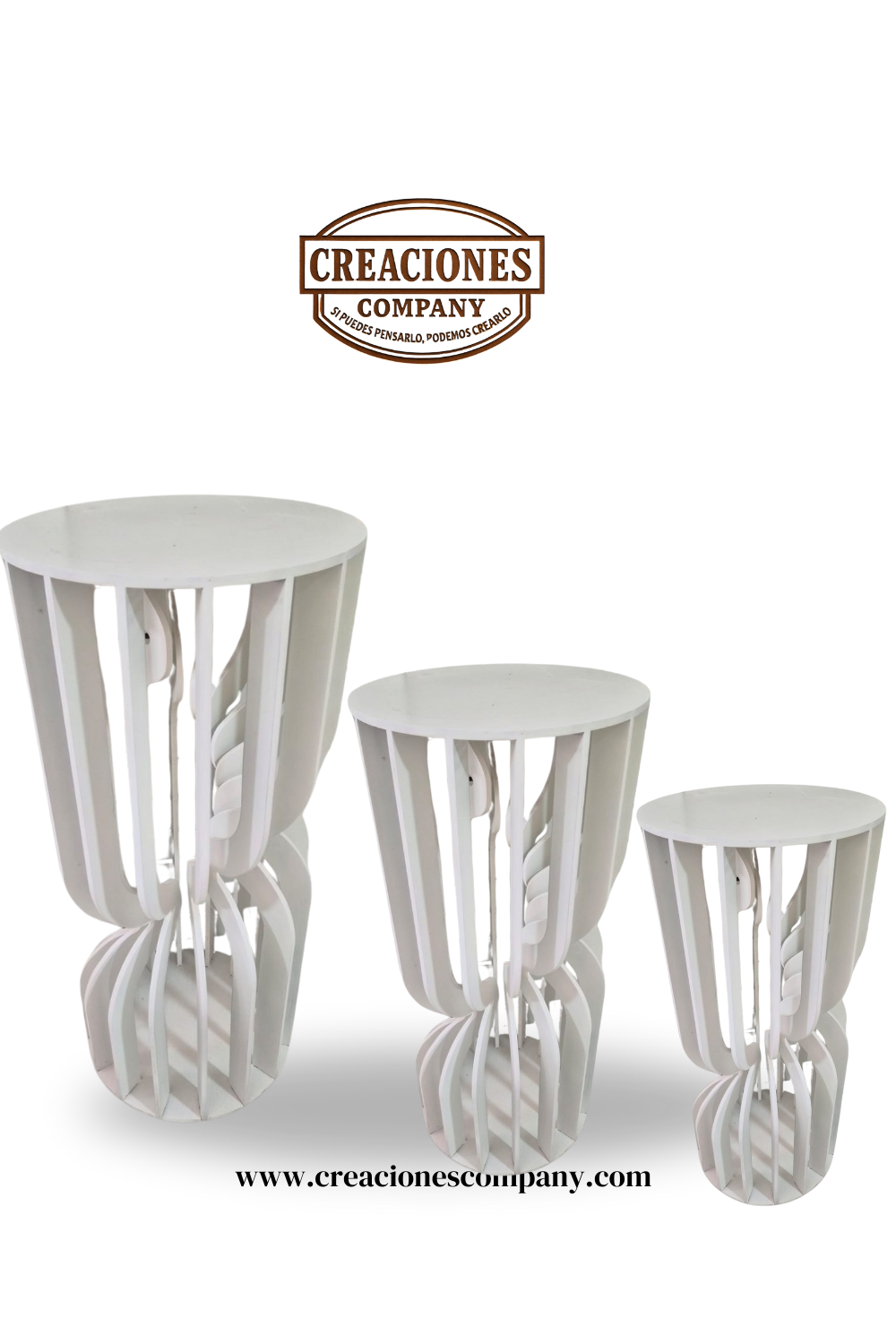CRE-097 Juego de Mesa infinito pintado (80x50)(70x50)(65x50)