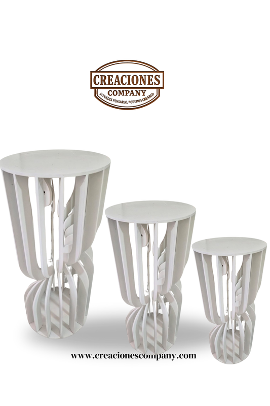 CRE-097 Juego de Mesa infinito pintado (80x50)(70x50)(65x50)