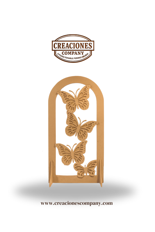 CRE-114 Mampara mariposas 3D 1.00X2.00