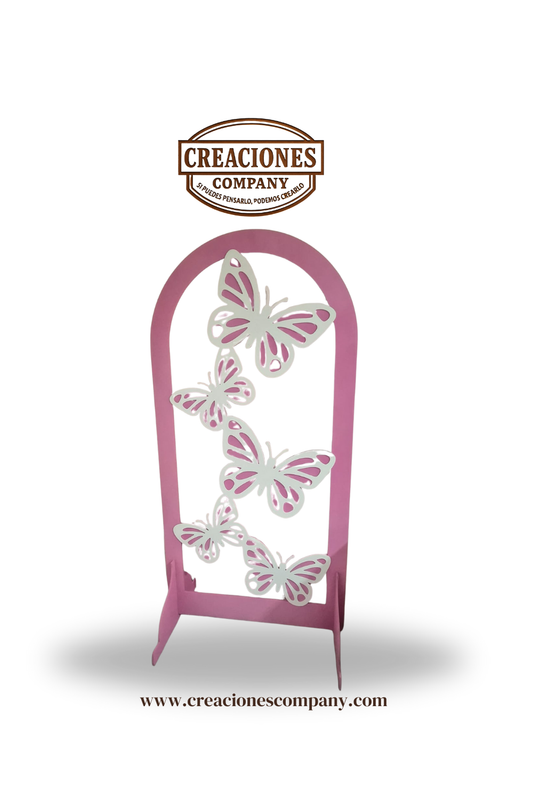 CRE-115 Mampara mariposas pintada 3D 1.00X2.00