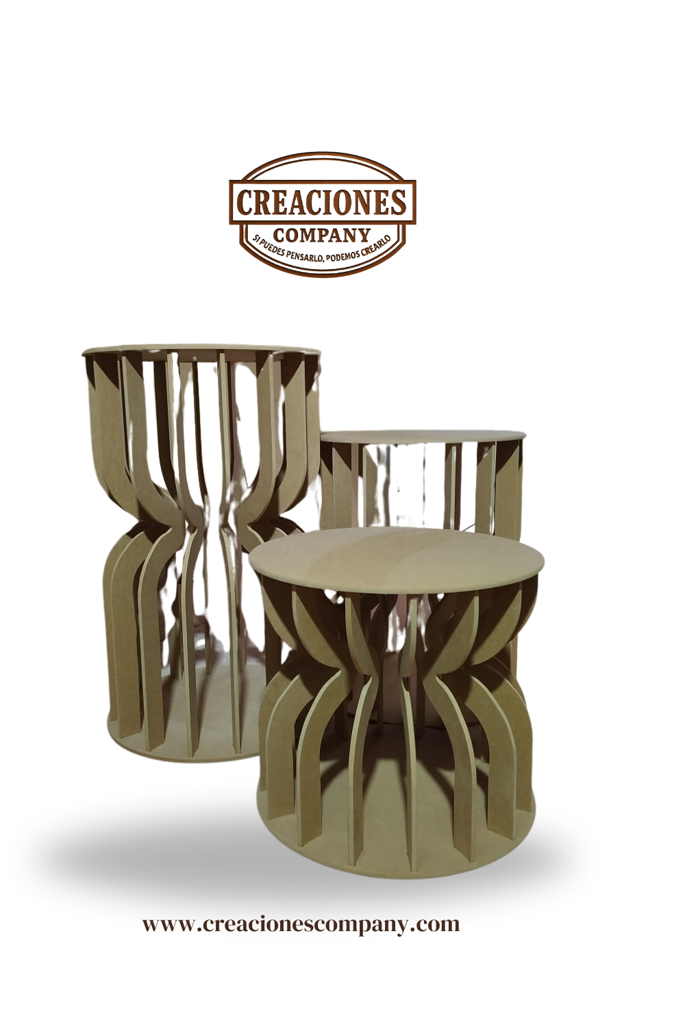 CRE-148 Juego de pedestal reloj (56x50)(56x70)(56x90)