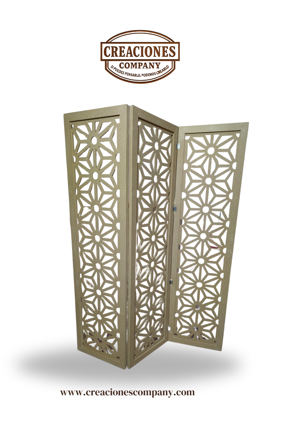 CRE-155 Biombo Decorativo Geometrico #1 1.50x1.90