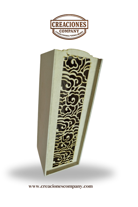 CRE-174 Portbotella tapa deslizable #2 34x12.5x12