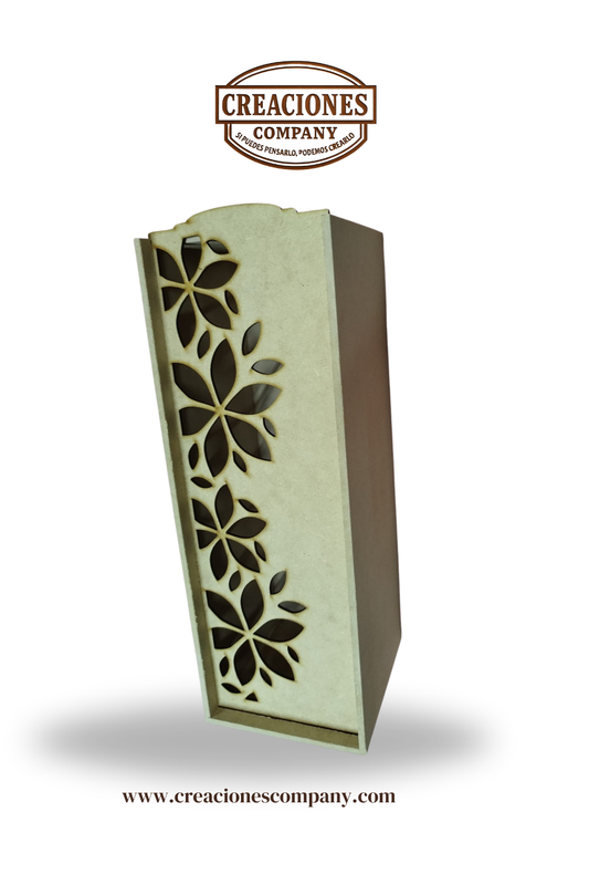 CRE-175 Porta botella tapa deslizable #3 34x12.5x12 CRE-175