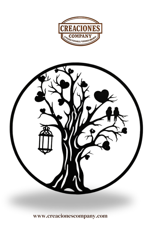CRE-180 Árbol del amor redondo  79 cm