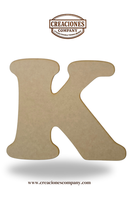 CRE-232 Letra K 30X25