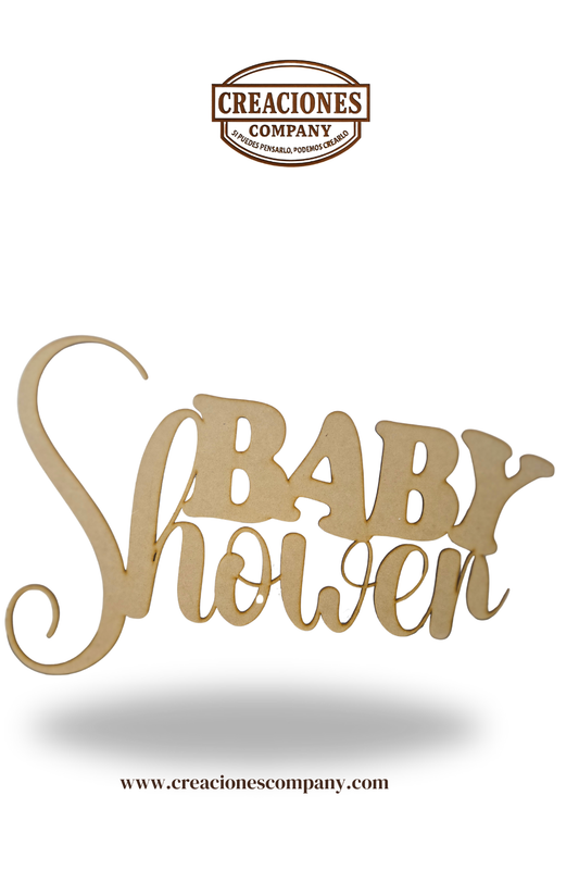 CRE-284 Letrero Baby Shower 20X43