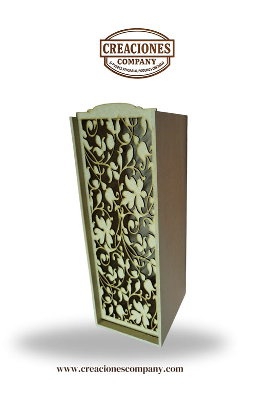 CRE-170 Portabotella tapa deslizable 34x12.5x12