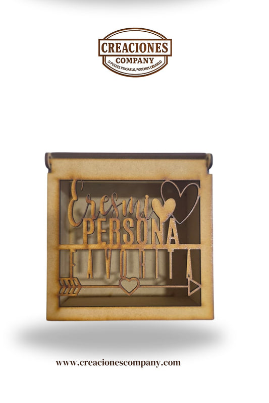 CRE-399 Caja para regalo "Eres mi persona favorita"